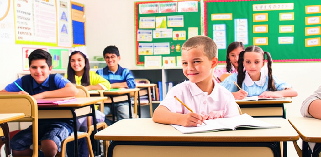 Students in classroom